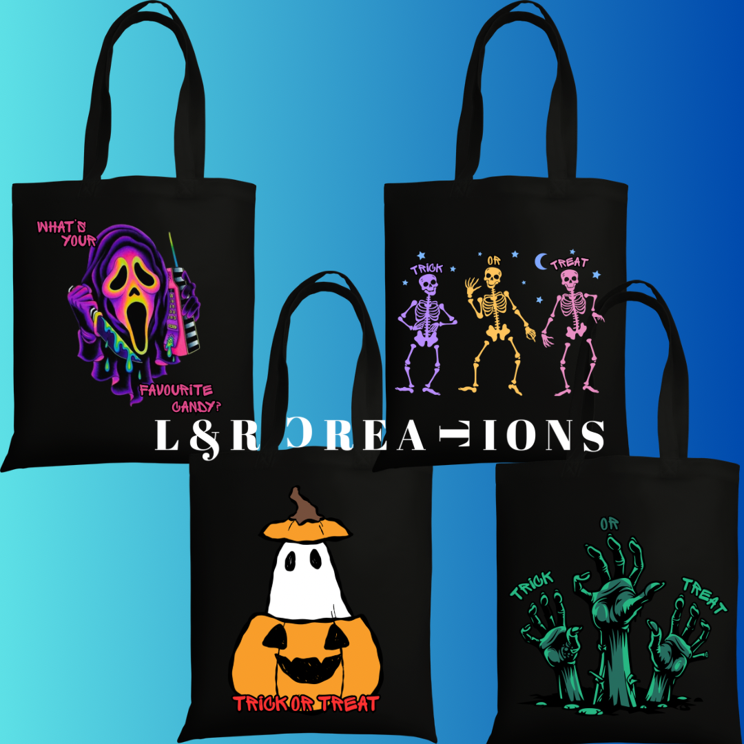 Trick or treat tote bag
