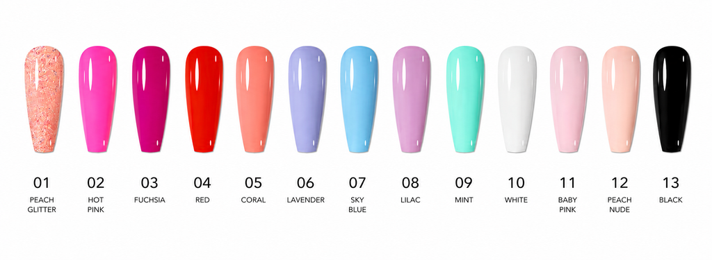 Solid Colour Press On Nails