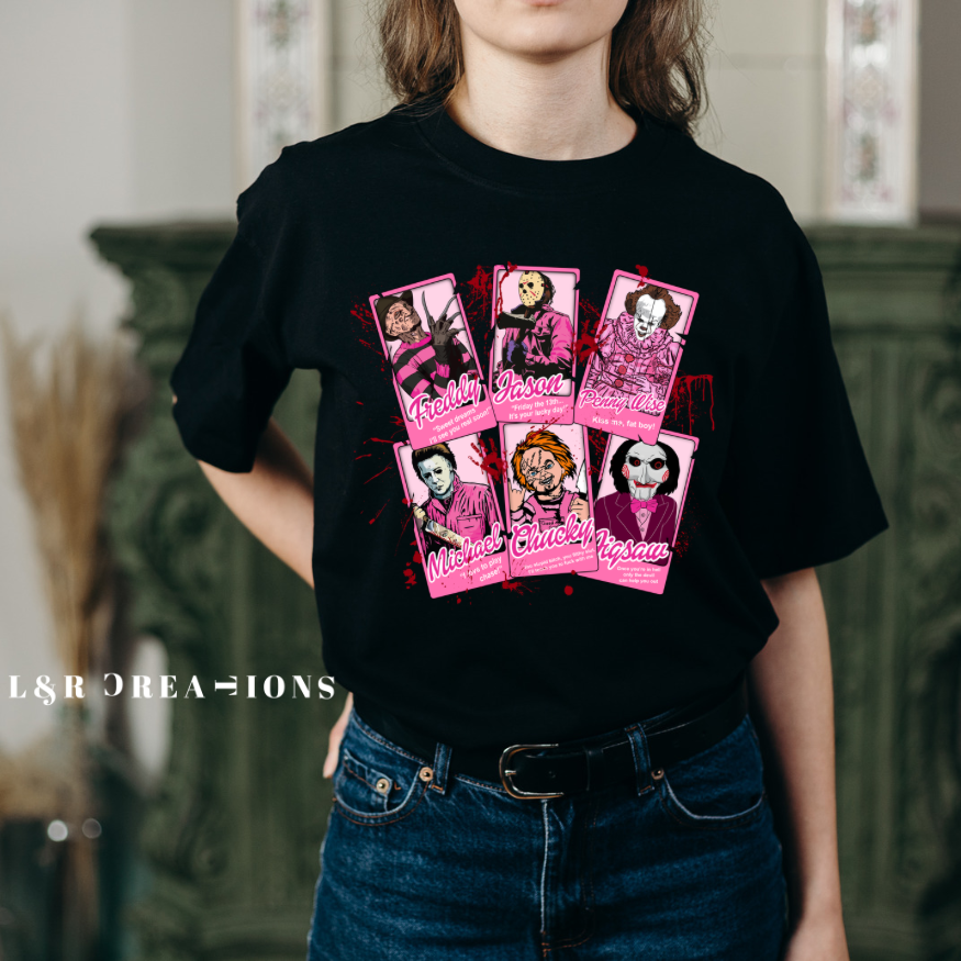 Pink Horror Adults shirt