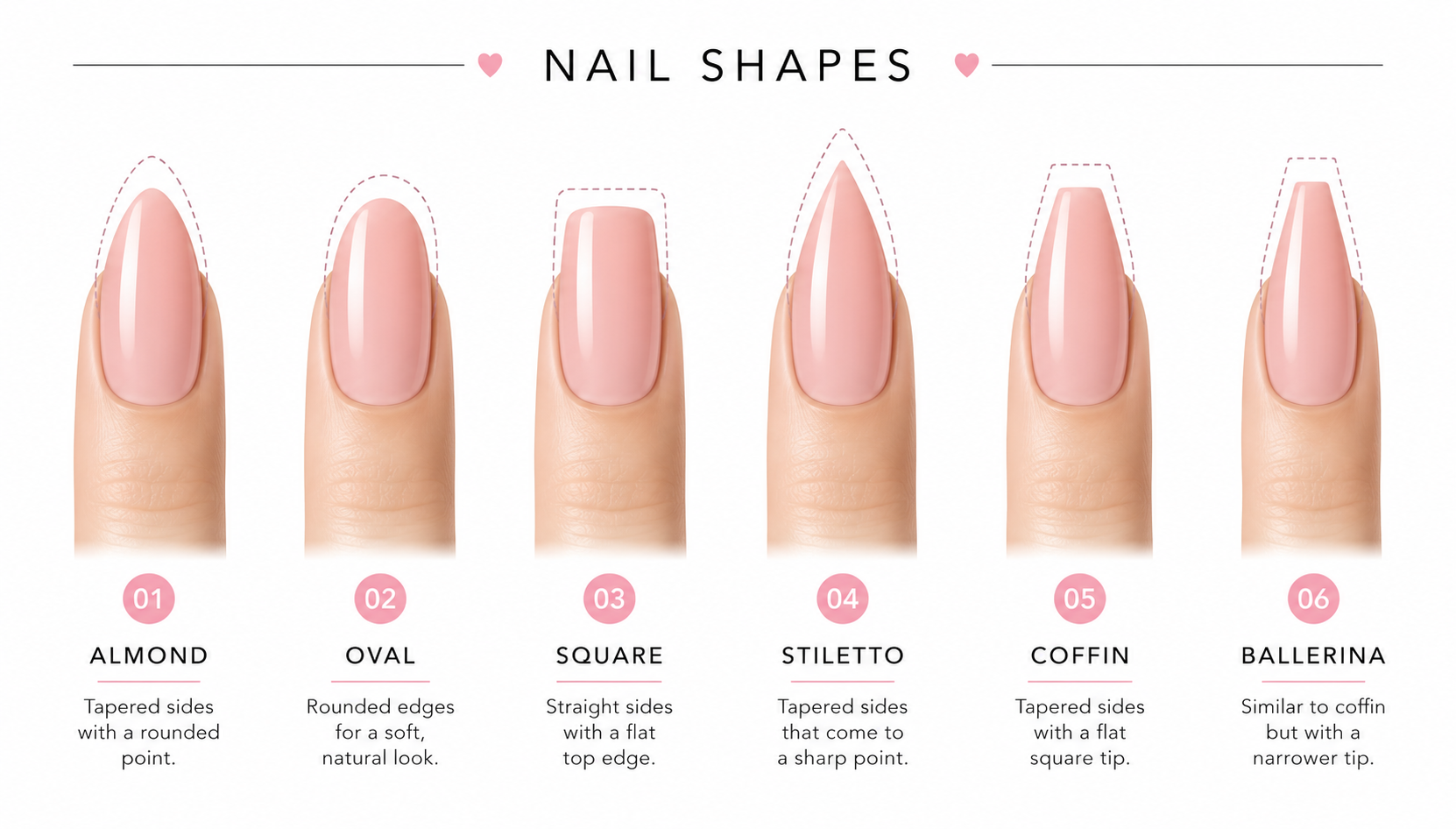 Solid Colour Press On Nails