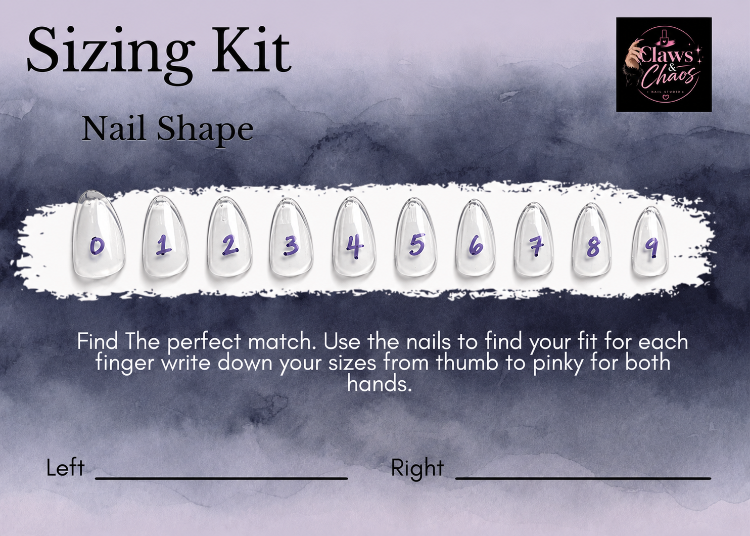 Nail Sizing Kit