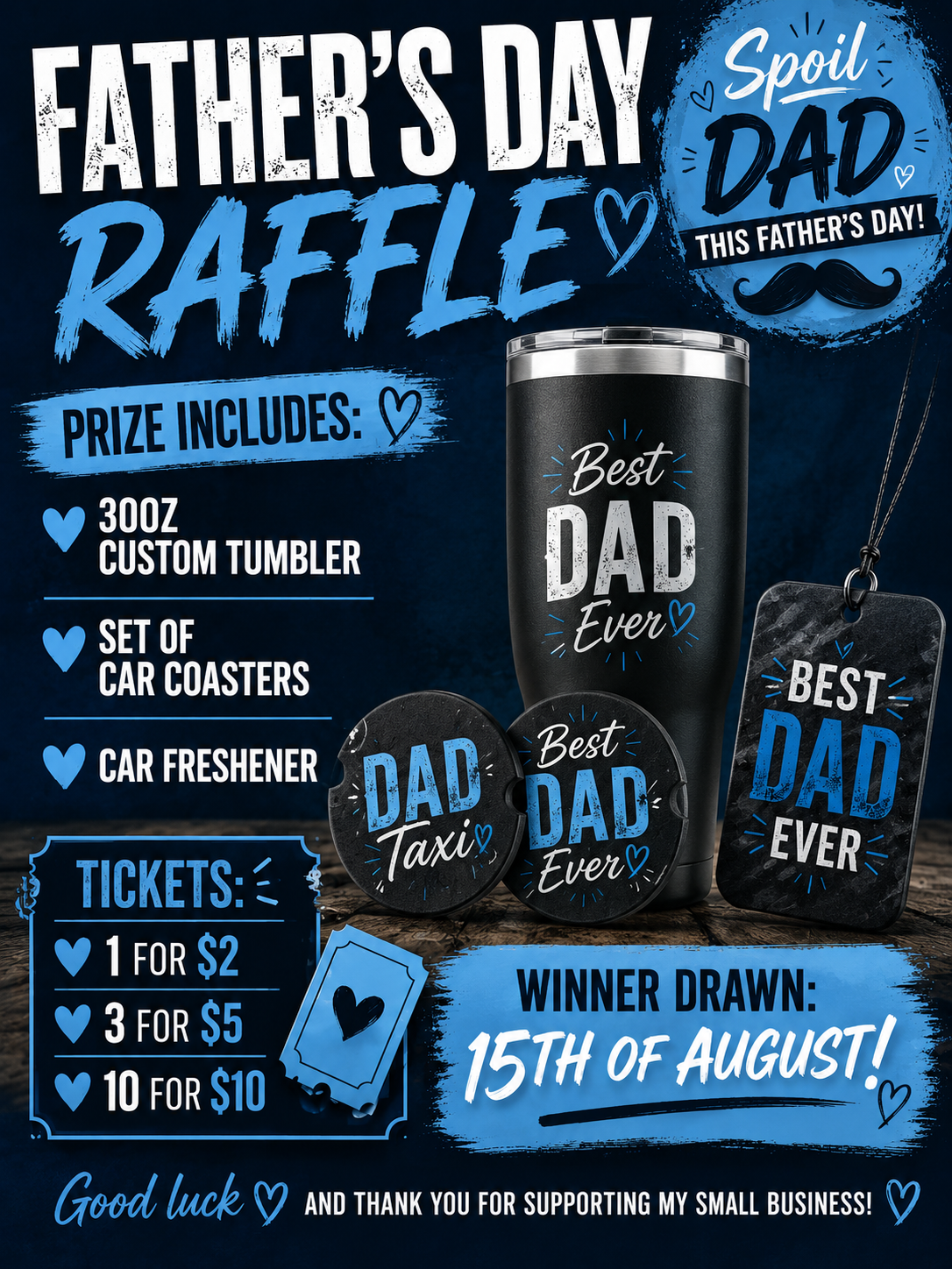 Father’s Day raffle