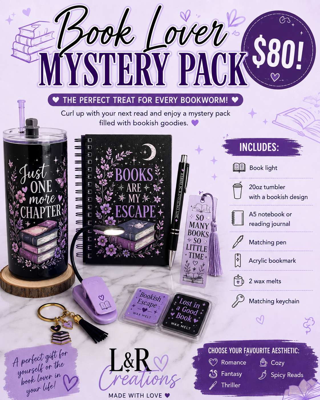 Book Lover Mystery Pack